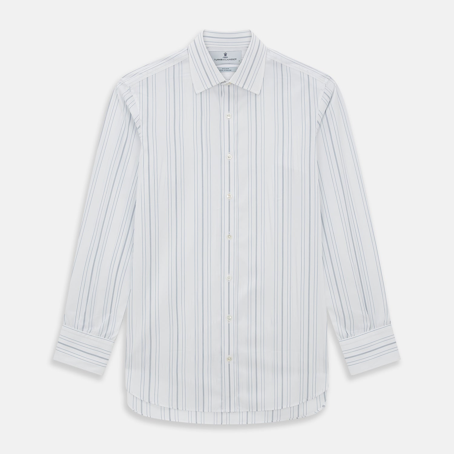 Image 1 of product Pale Blue Multi Stripe Mayfair Shirt