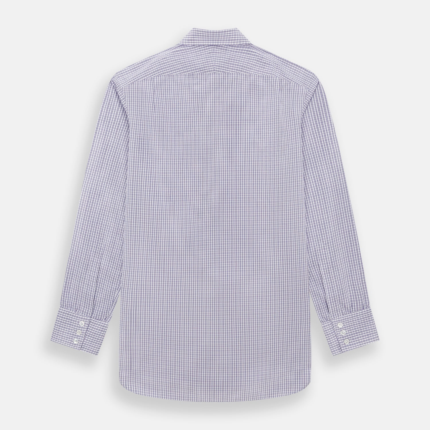Image 3 of product Purple Double Graph Check Mayfair Shirt