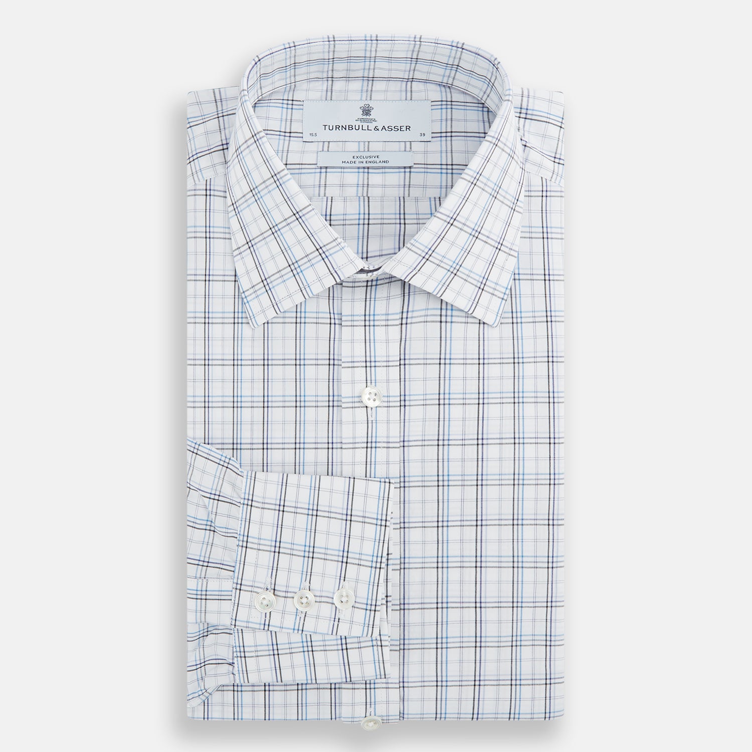 Image 4 of product Purple and Blue Multi Check Mayfair Shirt