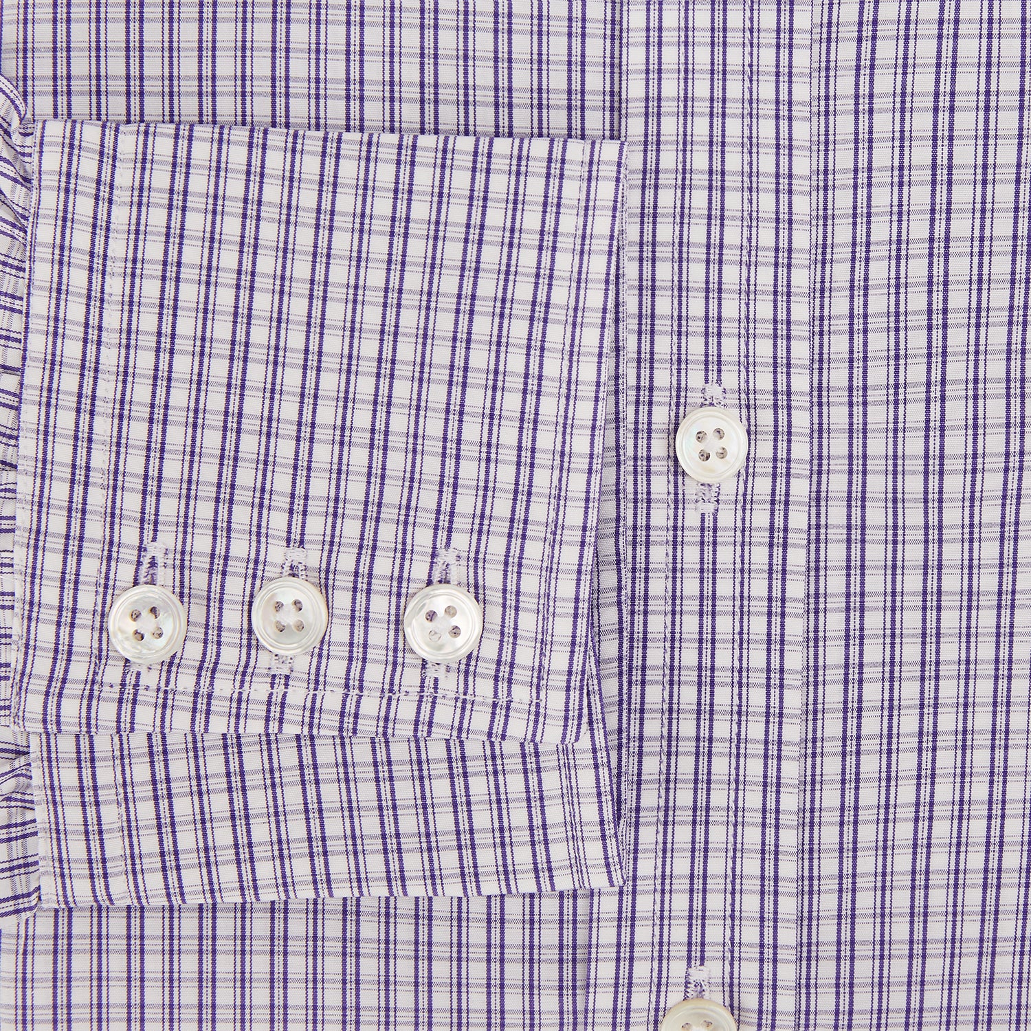 Image 4 of product Purple Double Graph Check Mayfair Shirt