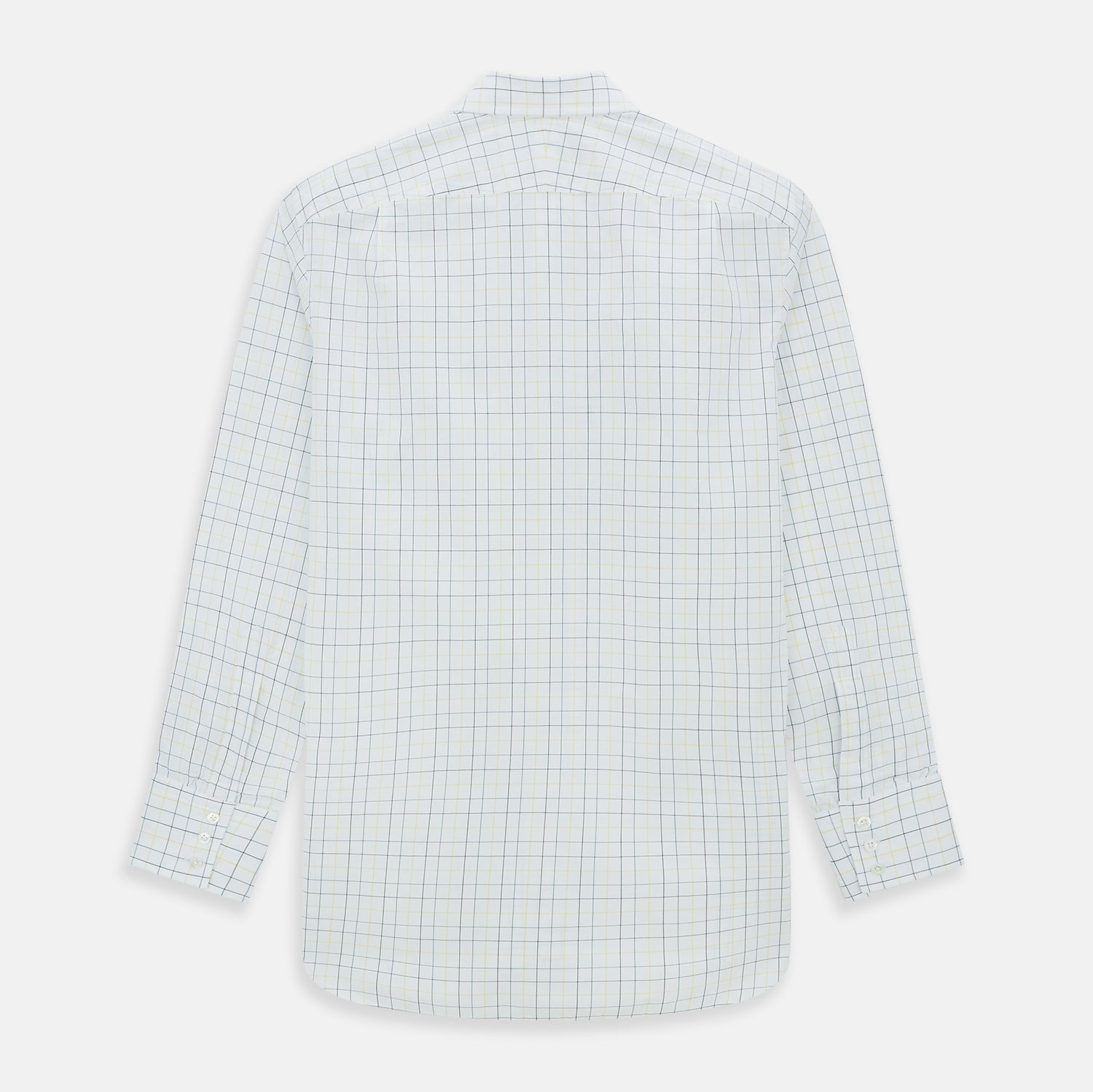 Image 3 of product Yellow and Blue Grid Check Mayfair Shirt
