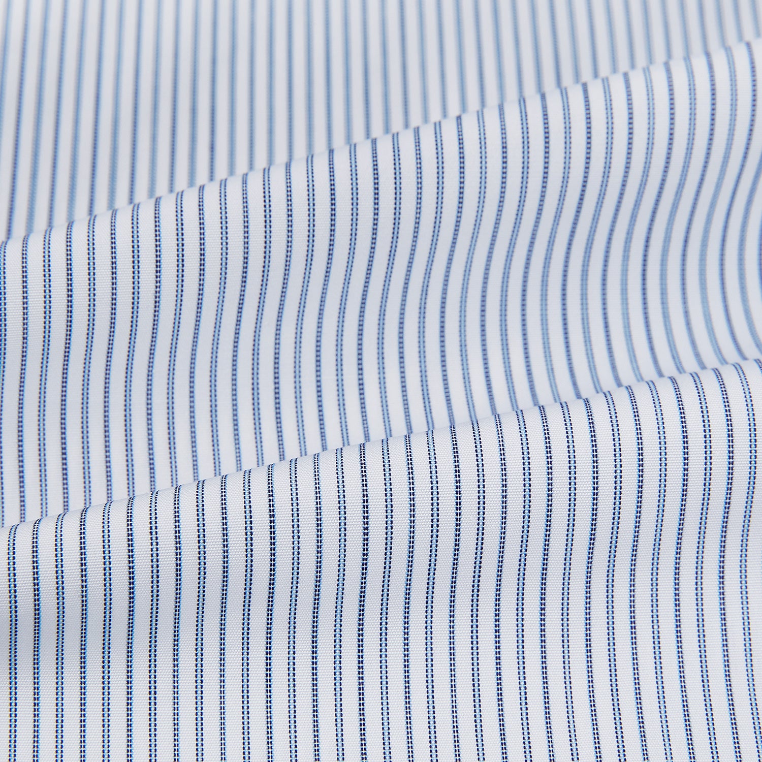 Image 6 of product Blue Ticking Pinstripe Mayfair Shirt