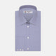 A Blue Prince of Wales Check Shirt by Turnbull & Asser, featuring a T&A collar and 3-button cuffs, is neatly folded and displayed on a plain white background.