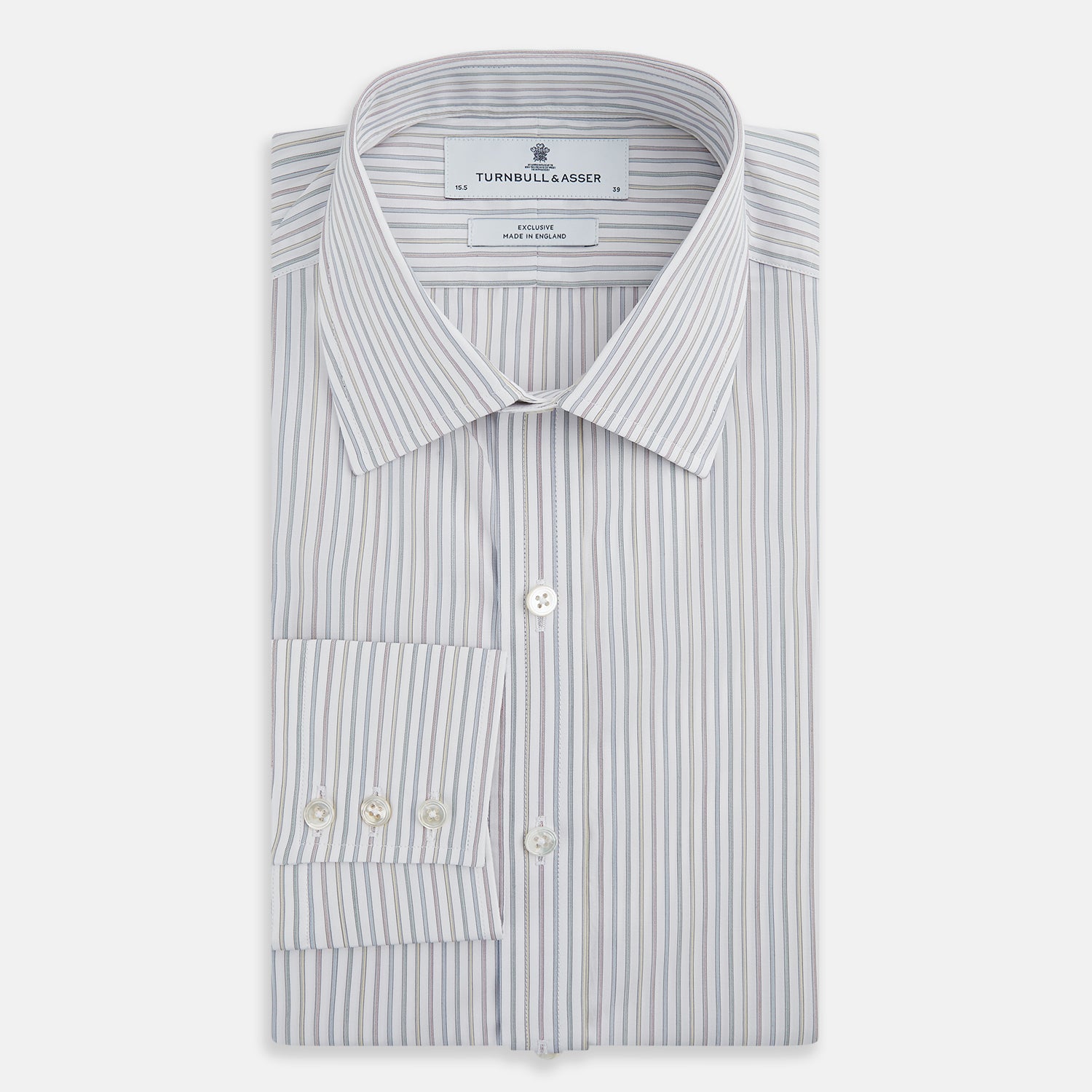 Image 5 of product Multicoloured Music Stripe Mayfair Shirt