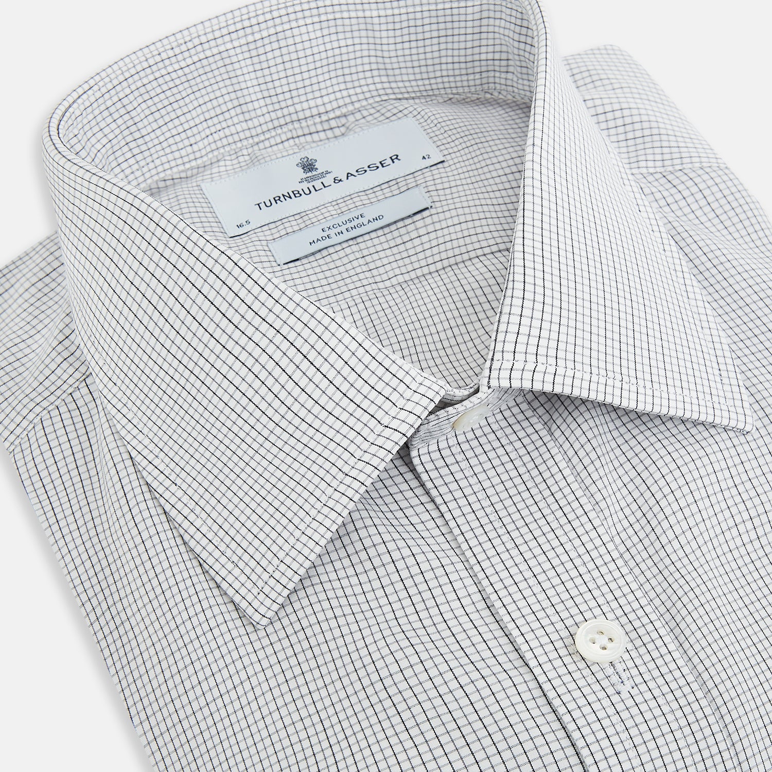Image 2 of product Midnight Blue Grid Check Mayfair Shirt