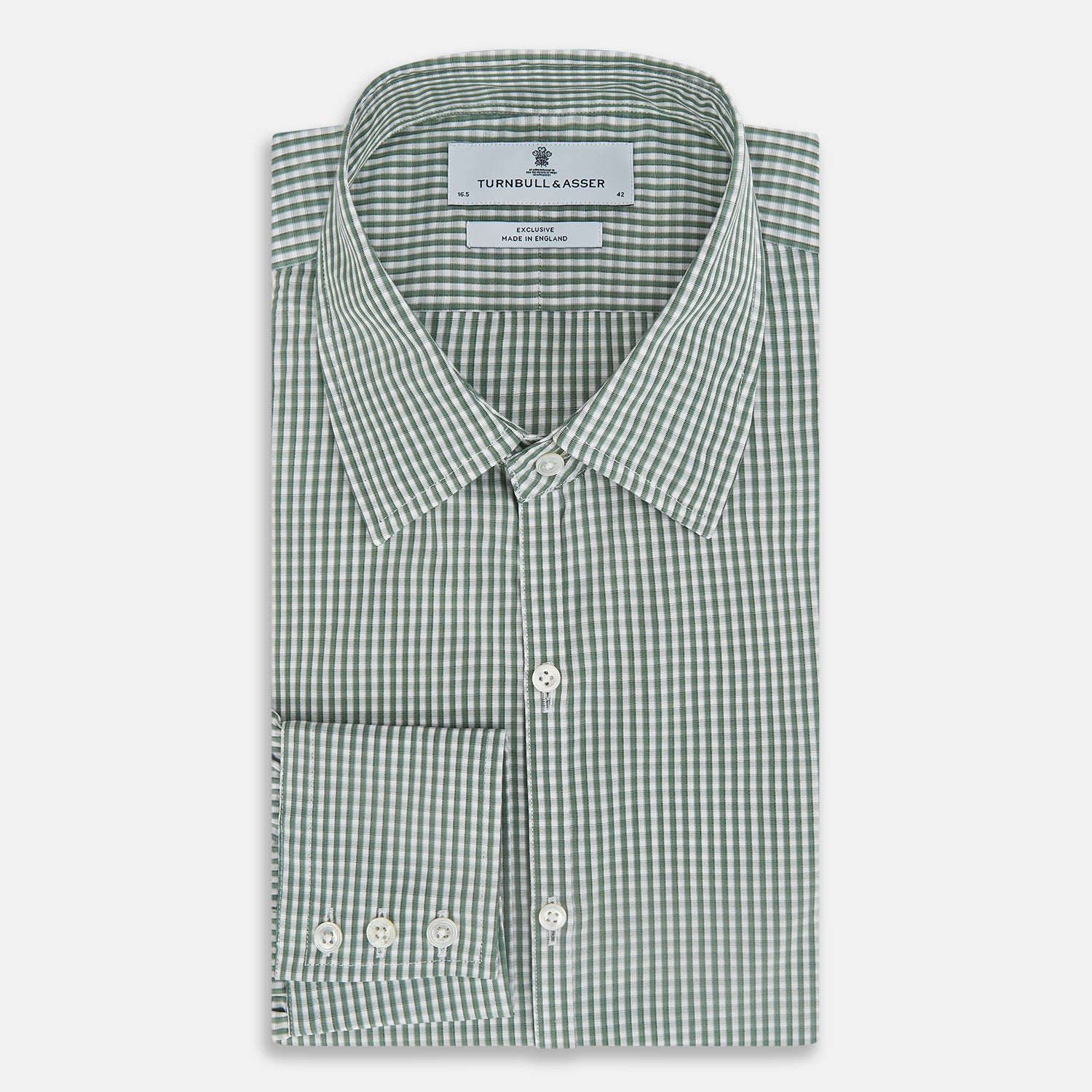 Image 5 of product MELON GREEN MICRO SHADOW CHECK WESTMINSTER SHIRT
