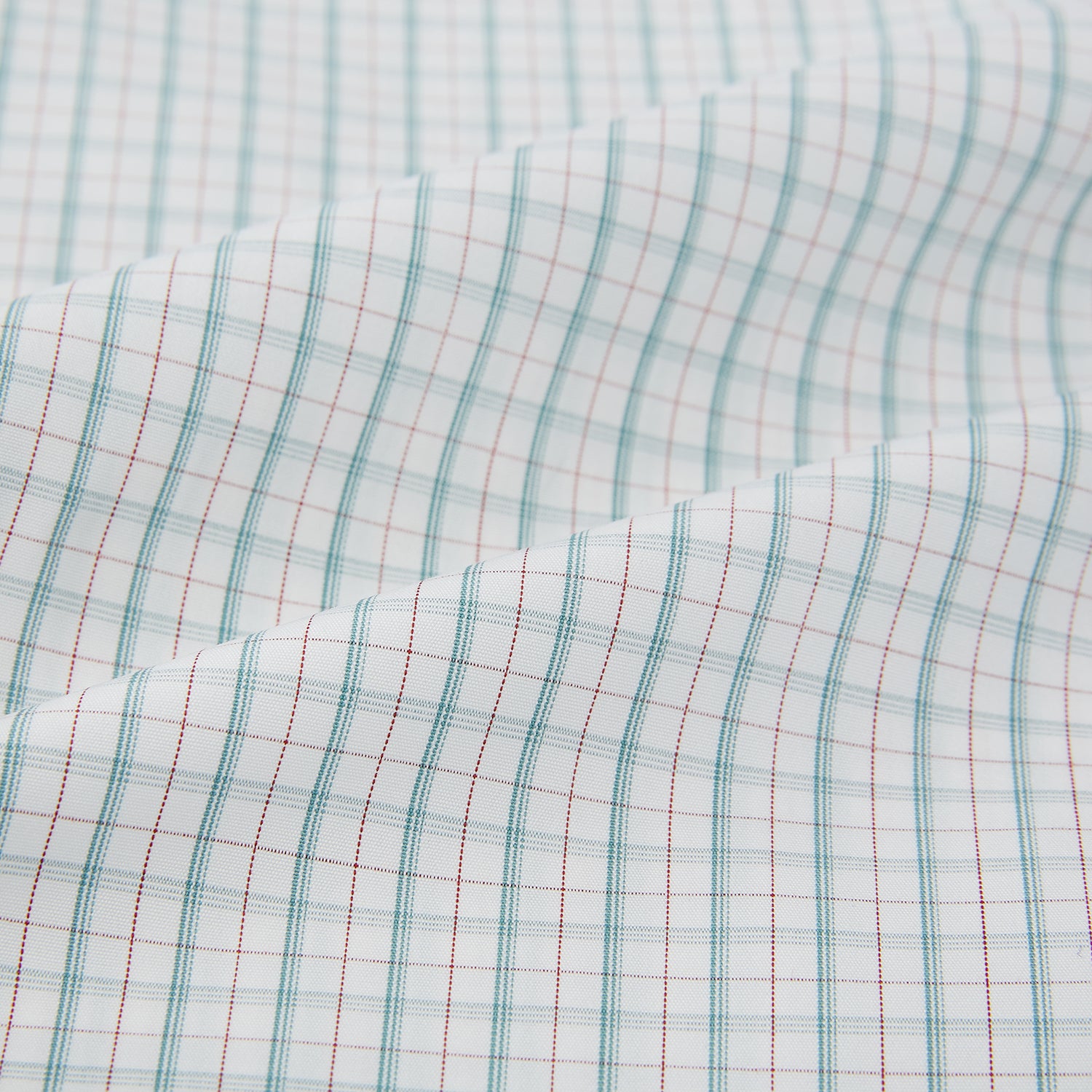 Image 8 of product Turquoise and Red Multi Check Westminster Shirt