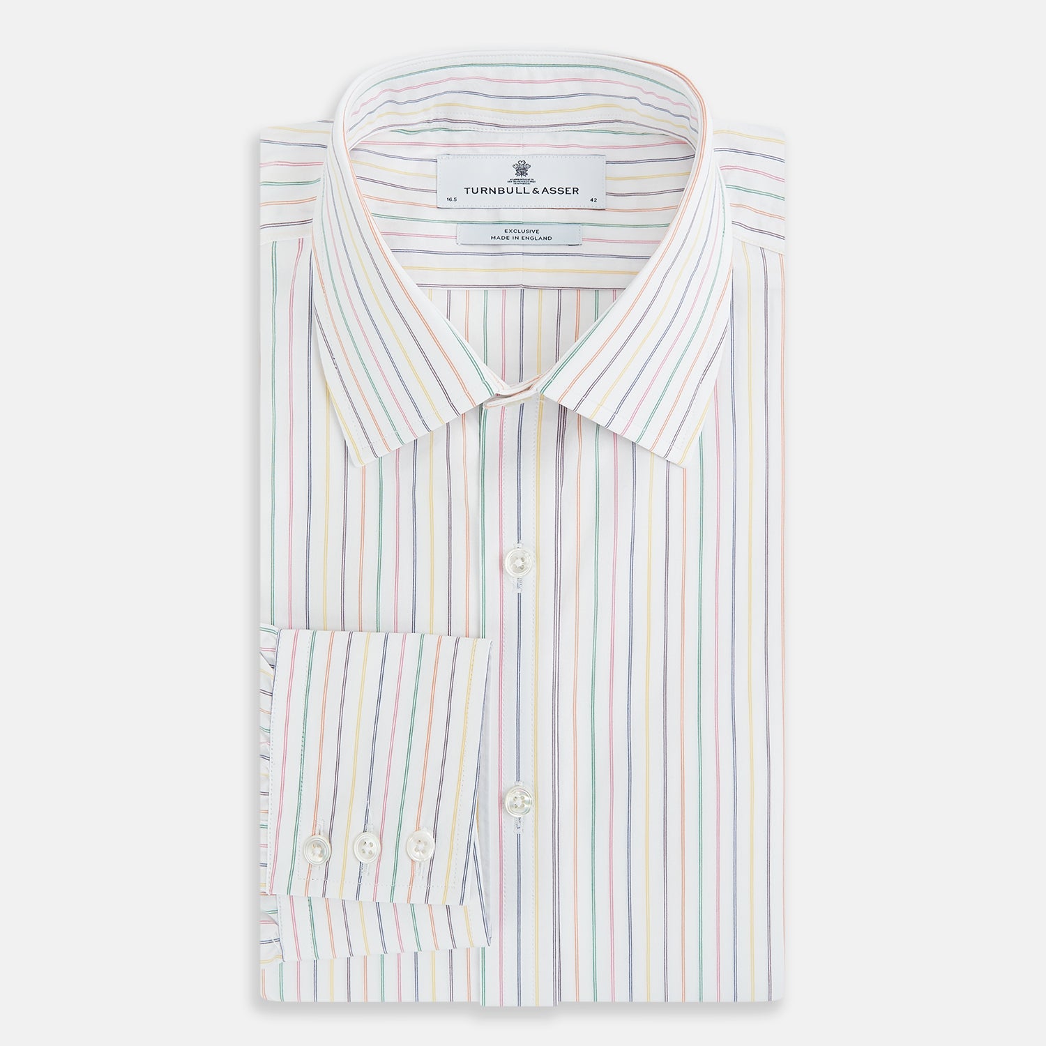 Image 5 of product Rainbow Double Pinstripe Mayfair Shirt