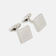 Silver Textured Square Cufflinks