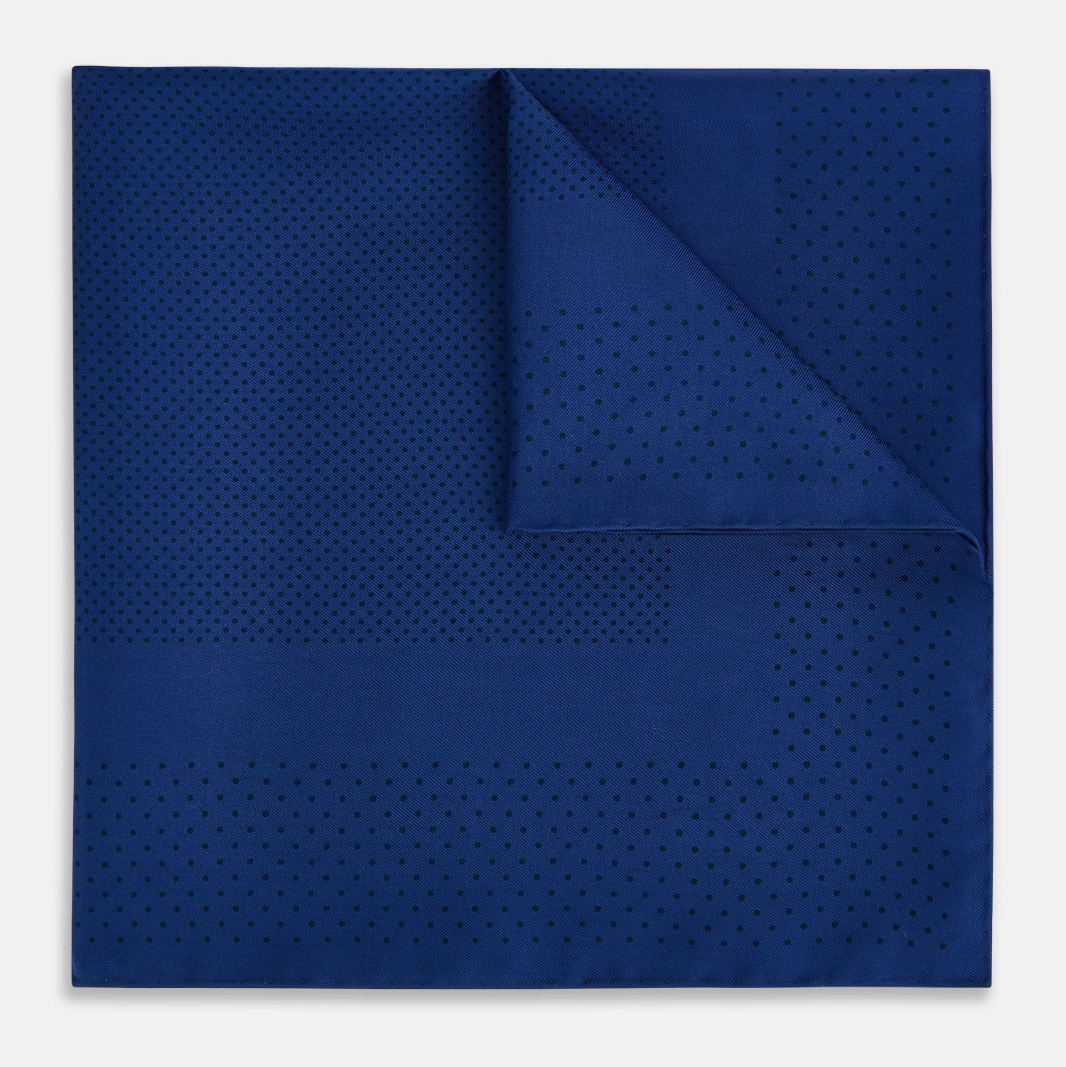 Image 1 of product Navy Dot Silk Pocket Square