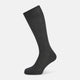 A single Concrete Mid-Length Sock by Turnbull & Asser, crafted from mercerised Egyptian cotton for refined comfort, is shown upright on a white background with the toe pointing left and the cuff at the top.