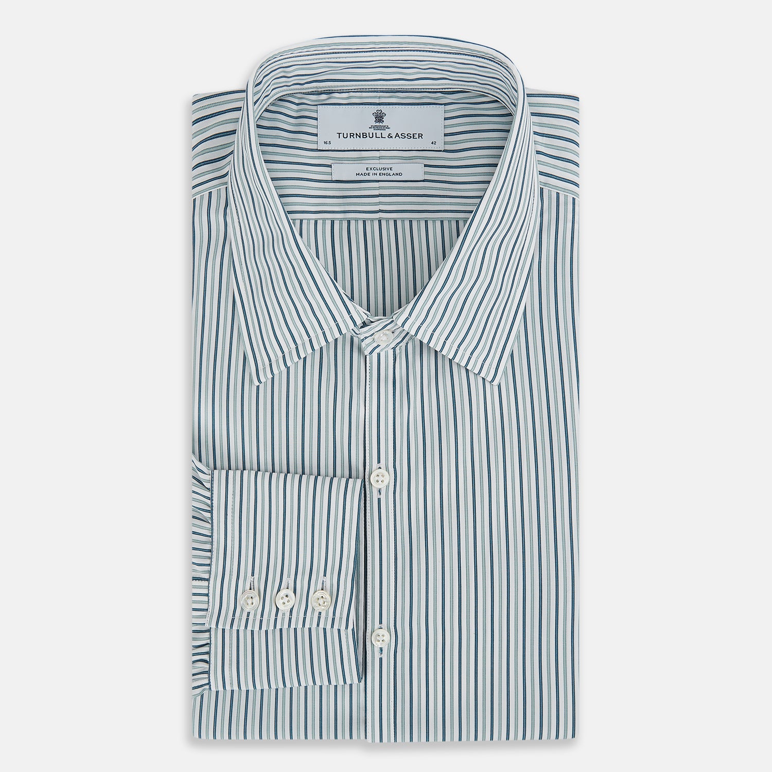 Image 5 of product GREEN DOUBLE STRIPE WESTMINSTER SHIRT