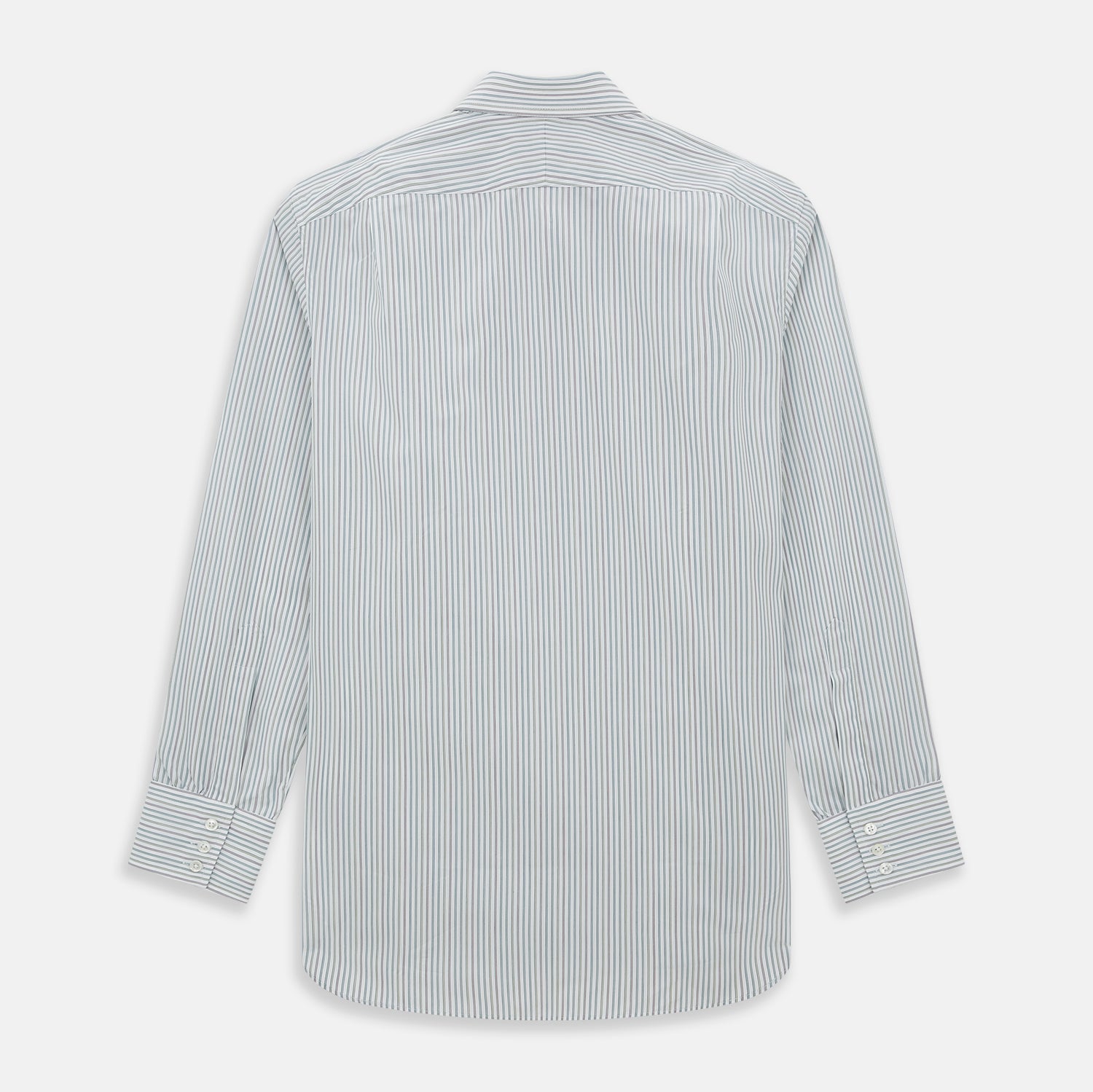 Image 3 of product Forest Green with Multicoloured Music Stripe Mayfair Shirt