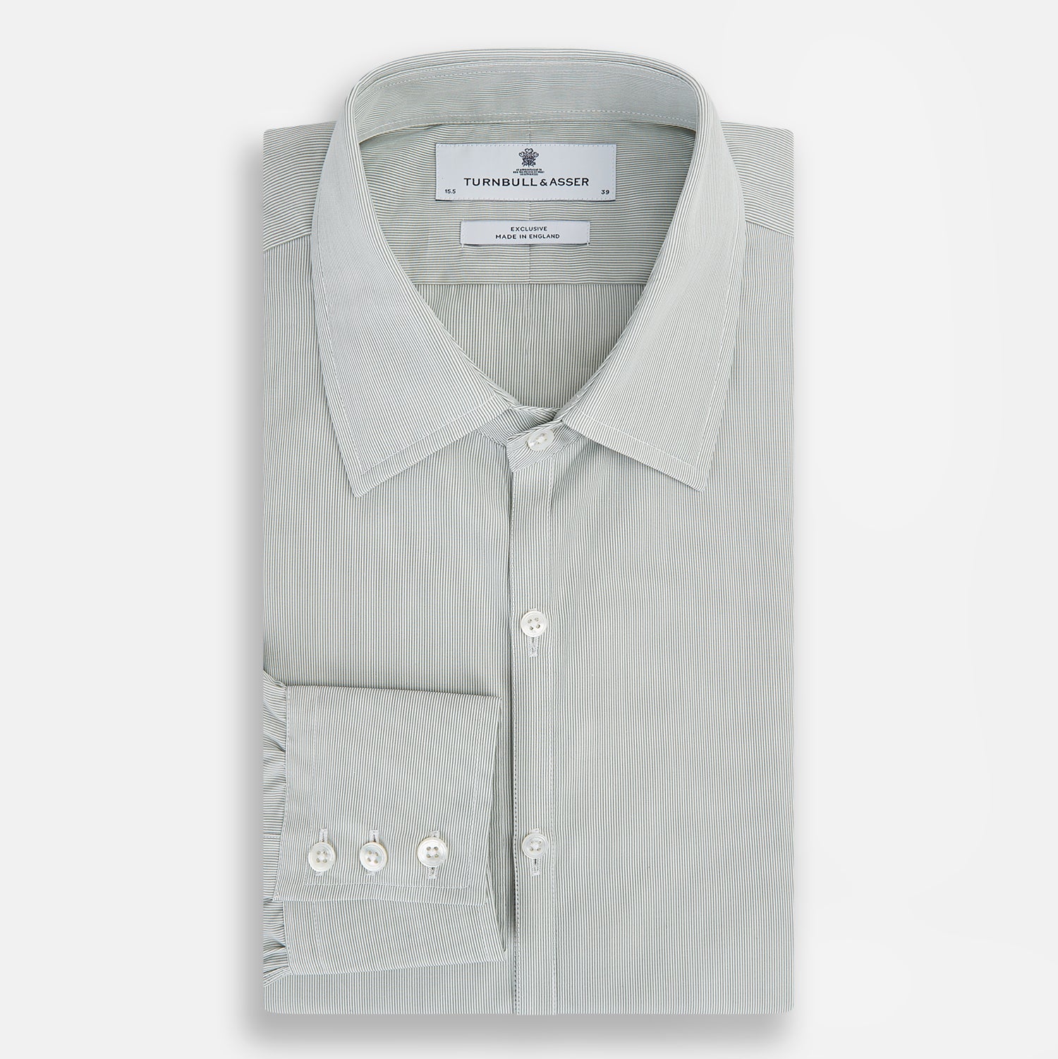 Image 5 of product Dark Green Hairline Stripe Westminster Shirt