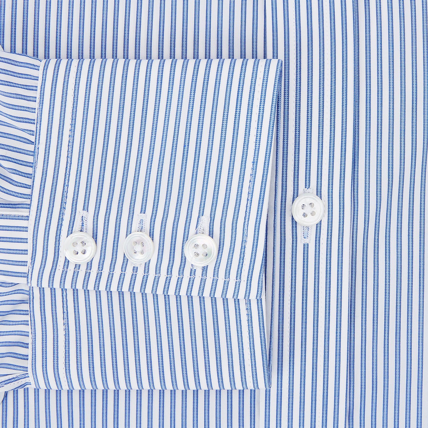 Image 4 of product Sky Blue Halo Stripe Mayfair Shirt