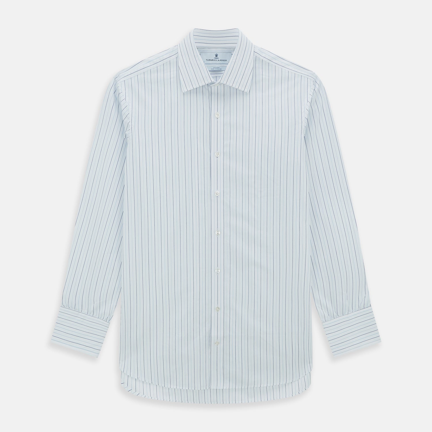 Image 1 of product Blue Wide Pinstripe Mayfair Shirt