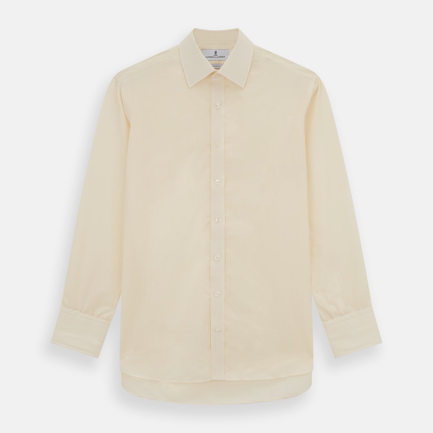 Image 1 of product Cream Fine Pencil Stripe Mayfair Shirt