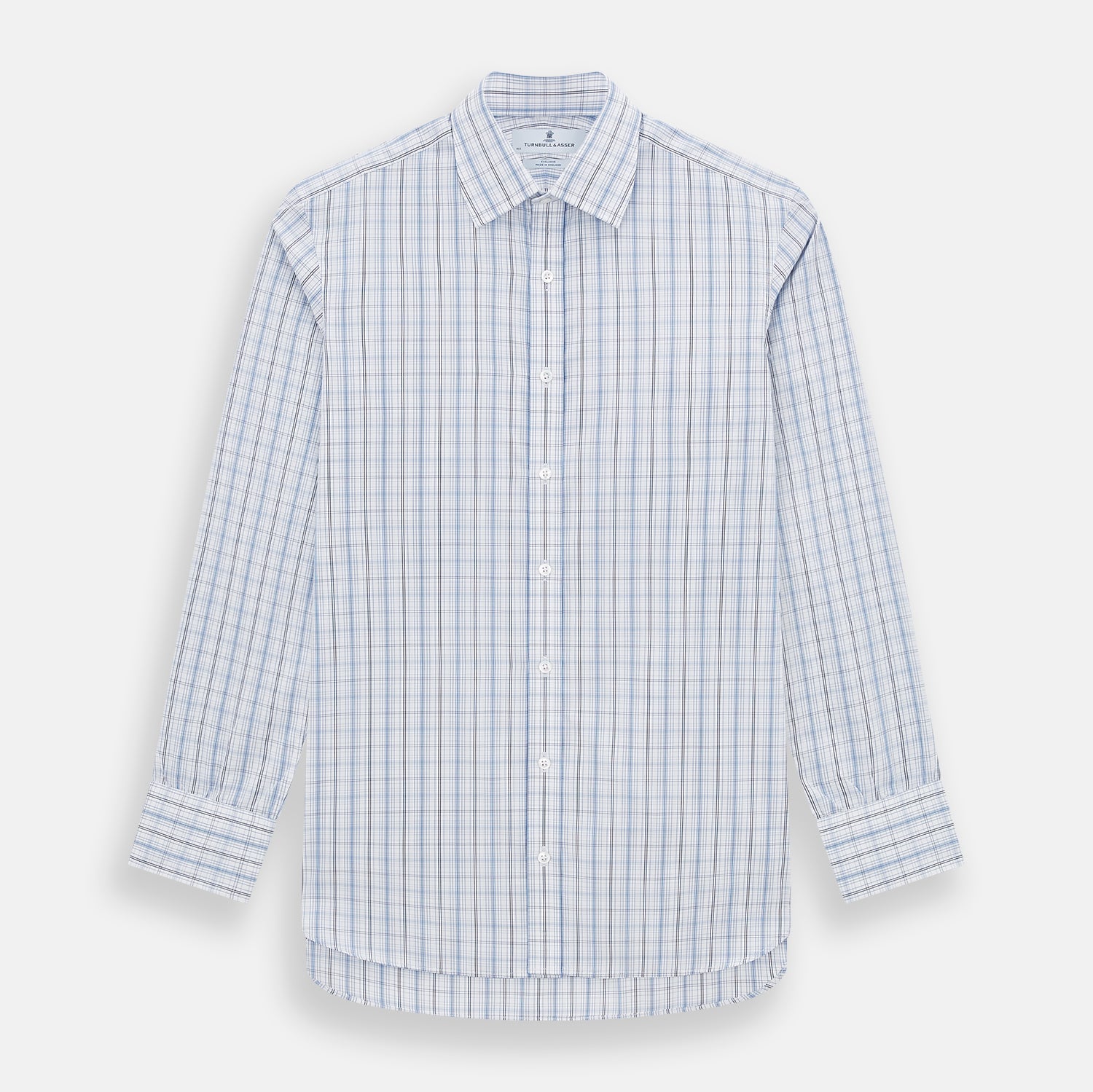 Image 1 of product Blue and Navy Multi Check Mayfair Shirt