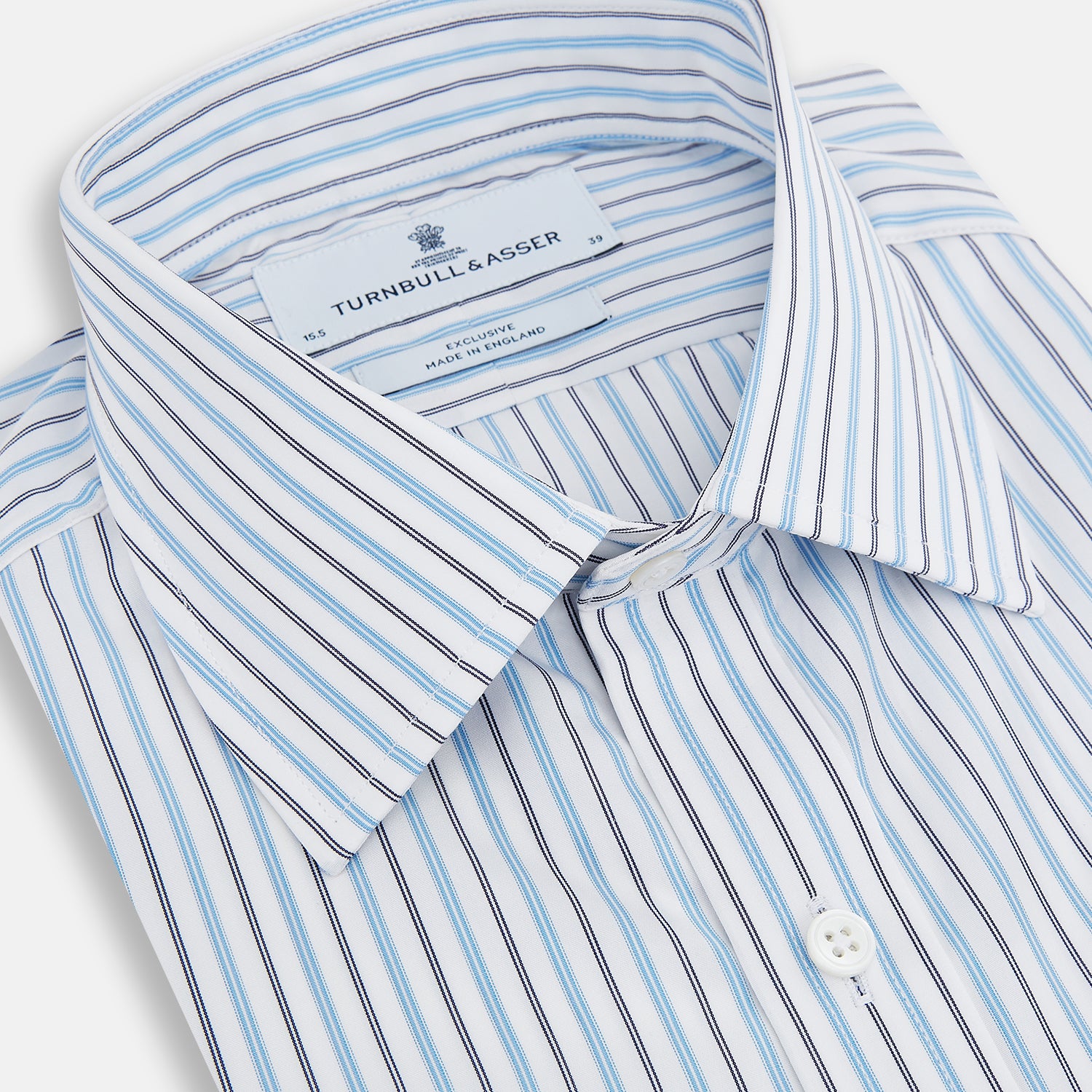 Image 2 of product Blue Multi Halo Stripe Mayfair Shirt