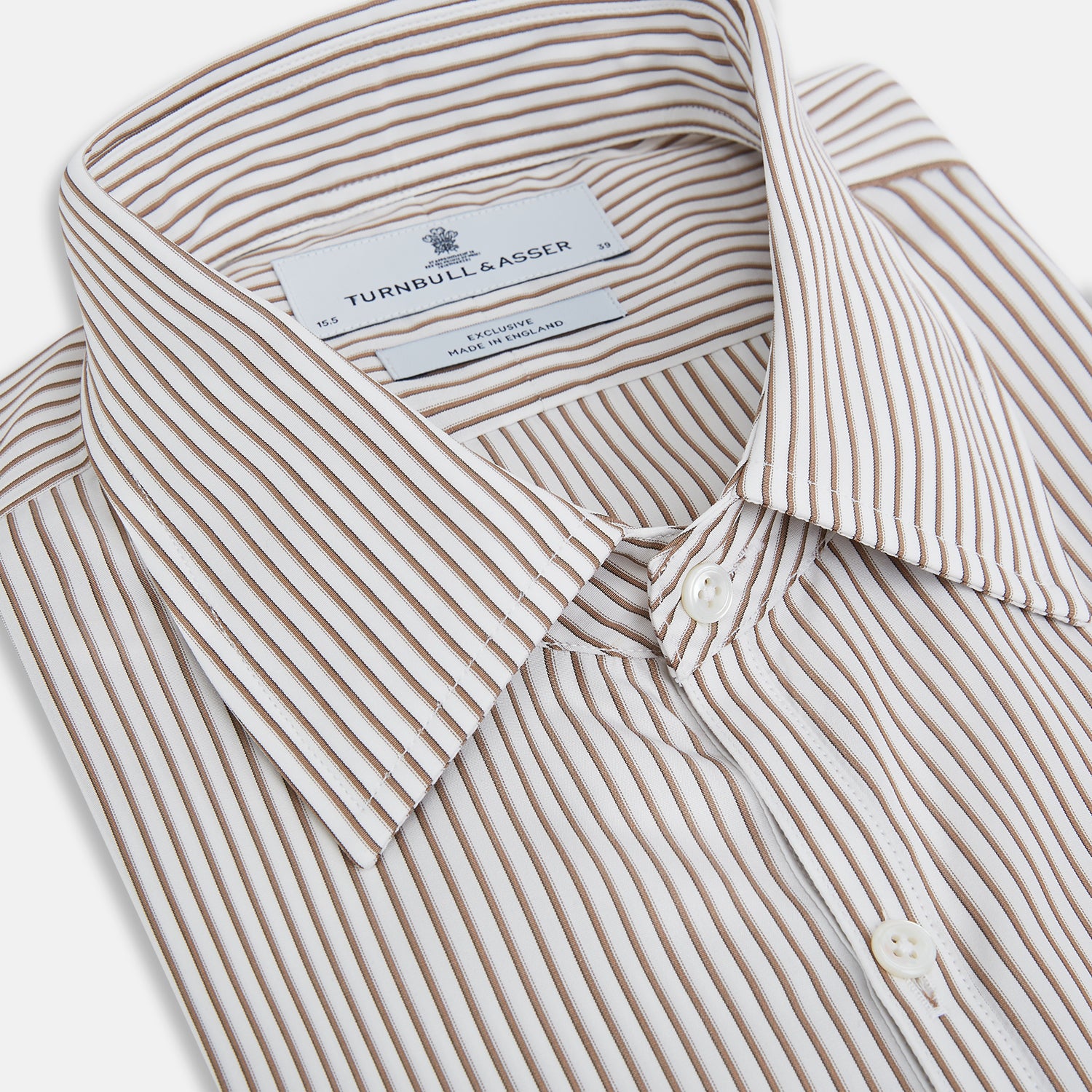 Image 2 of product Coffee Multi Stripe Westminster Shirt