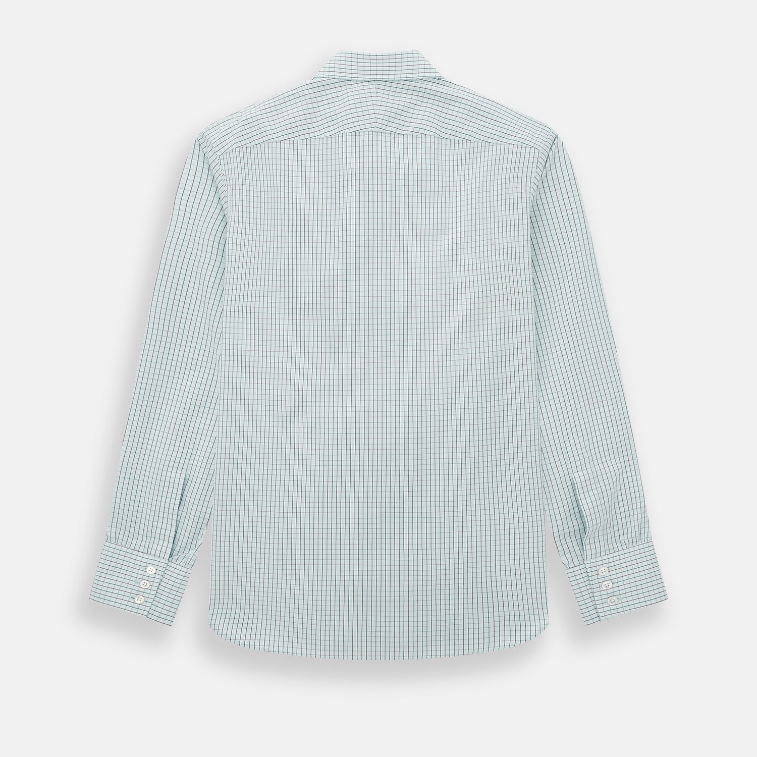 Image 3 of product Forest Melange and Red Overlay Grid Check Westminster Shirt