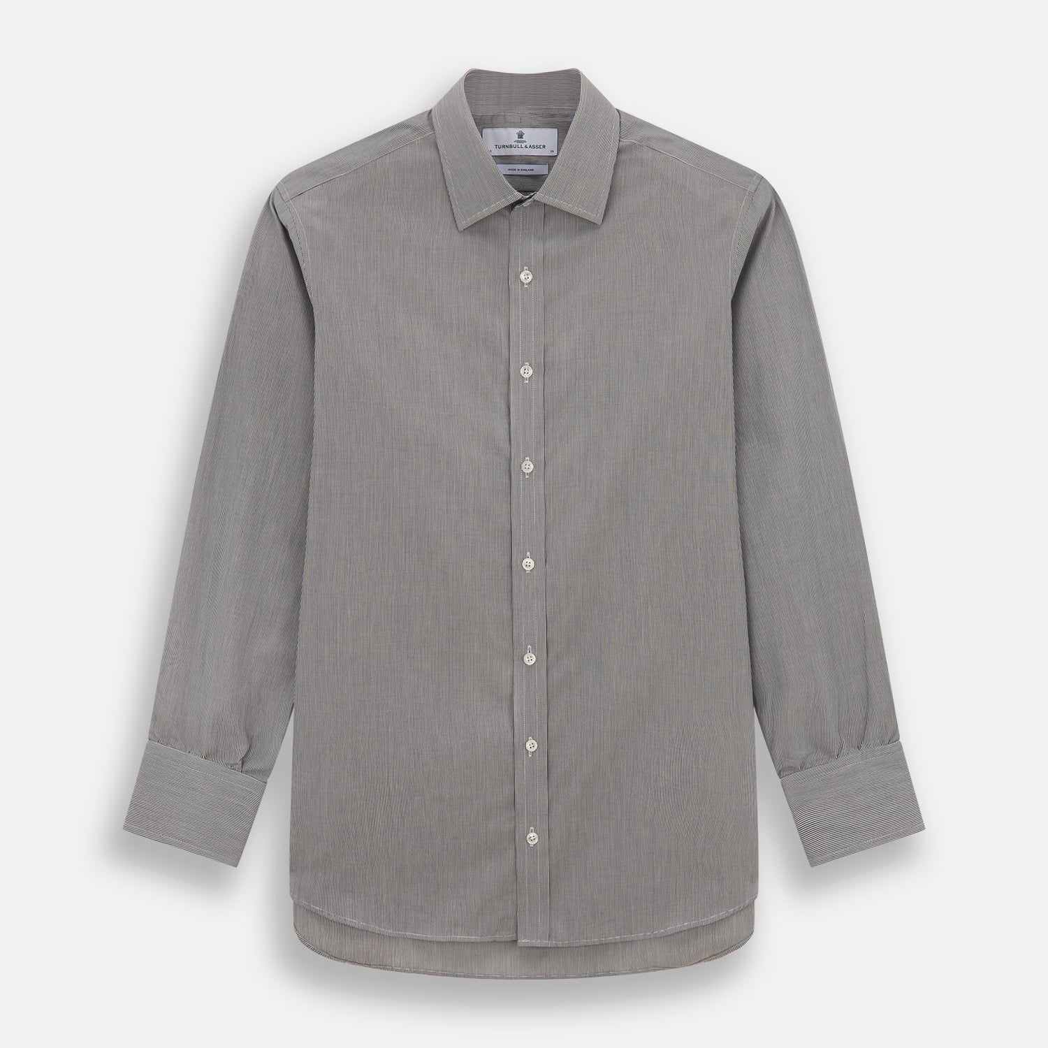 Image 1 of product Navy Fine Stripe Mayfair Shirt