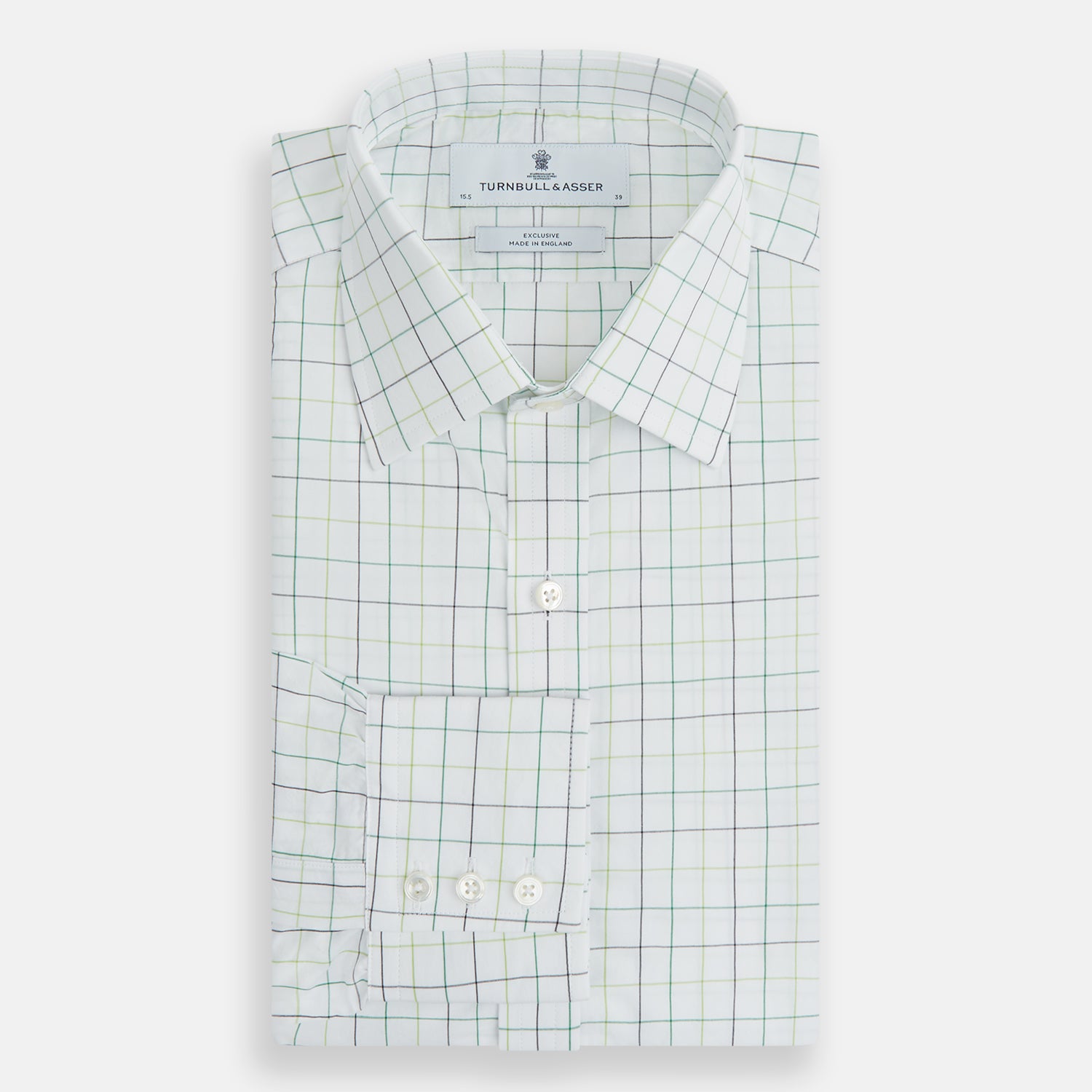 Image 5 of product Dark Green Grid Check Mayfair Shirt