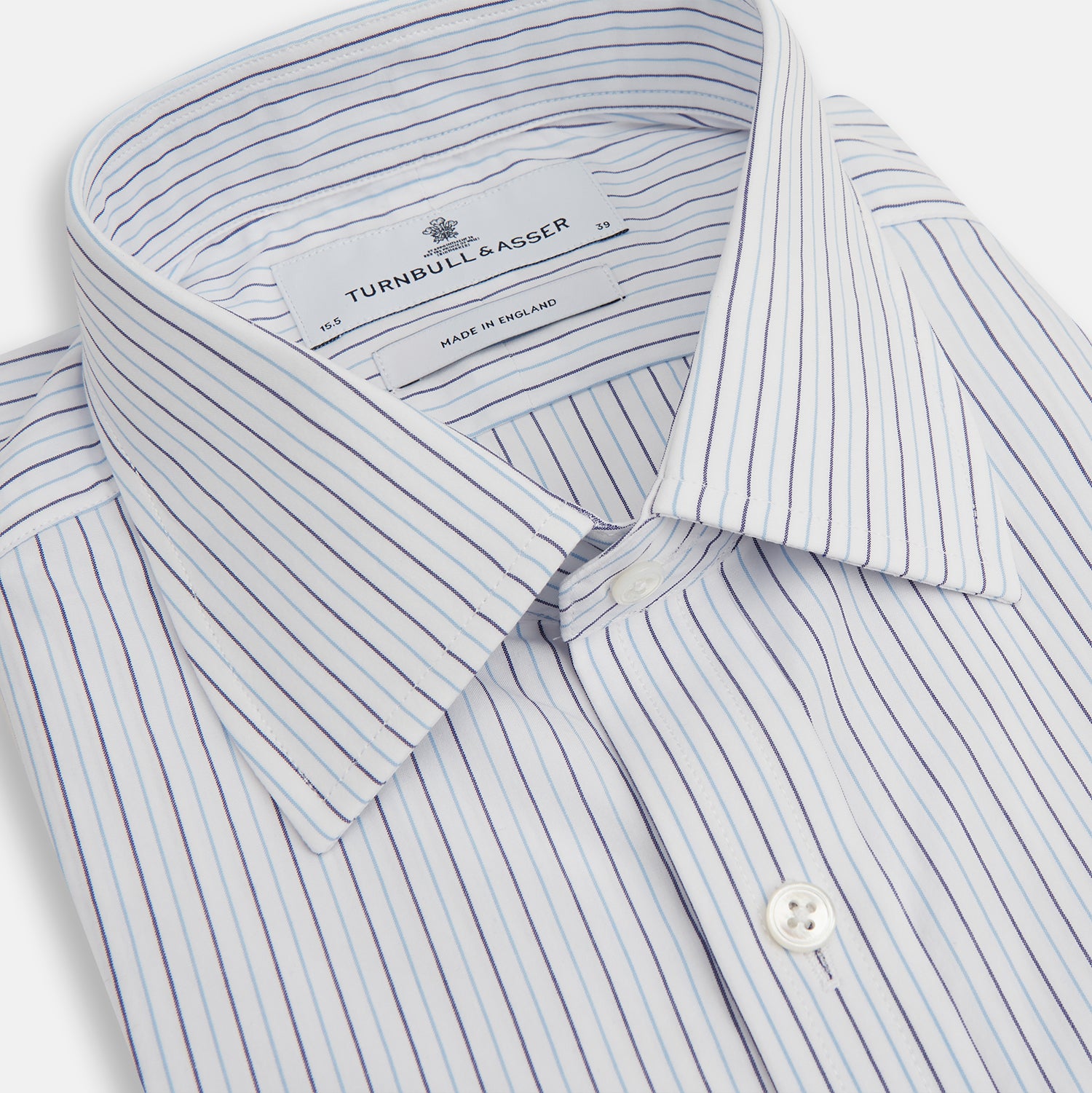 Image 2 of product Blue Double Pinstripe Mayfair Shirt