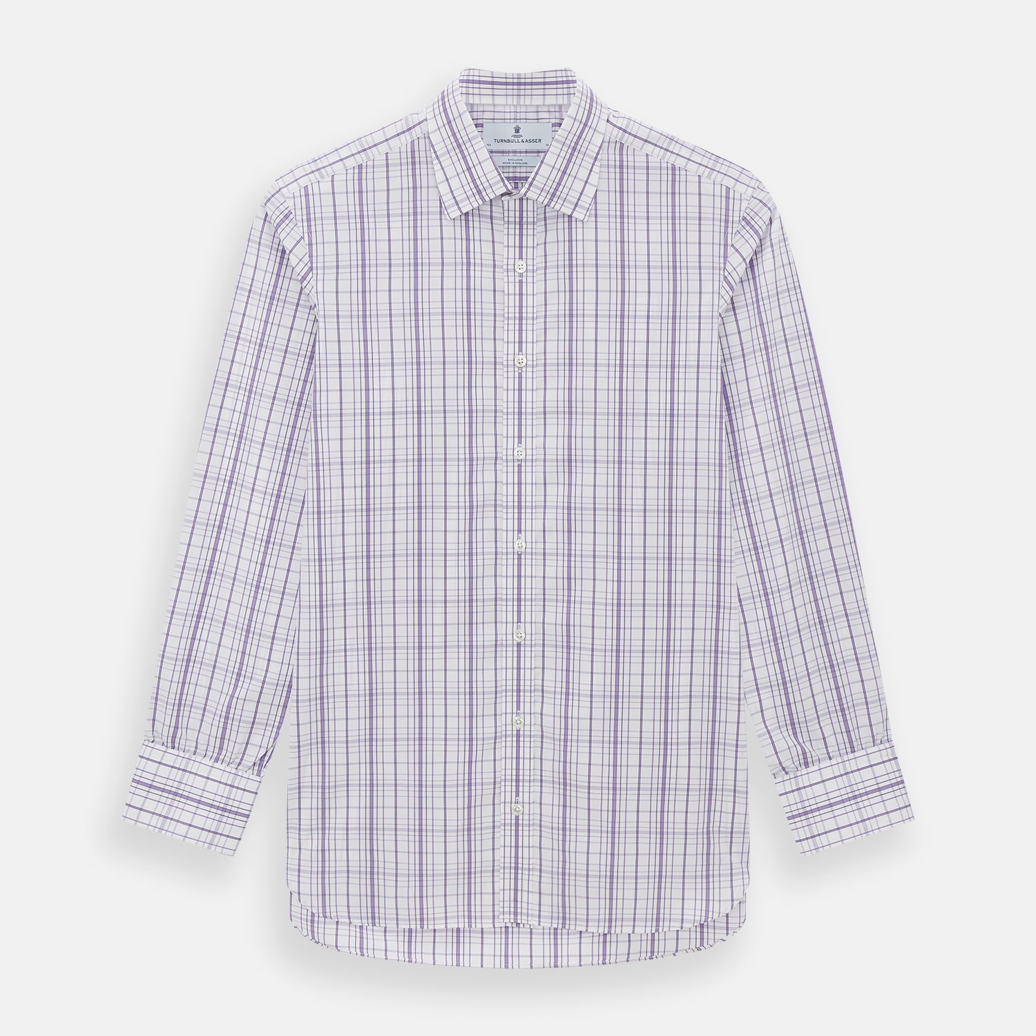 Image 1 of product Purple Plaid Check Mayfair Shirt