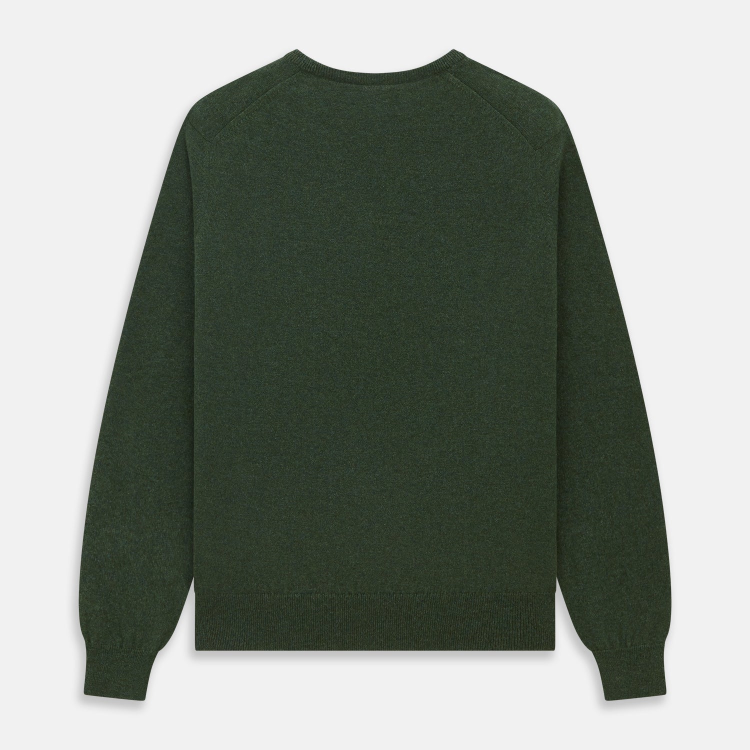 Image 4 of product Green V-Neck Cashmere Jumper