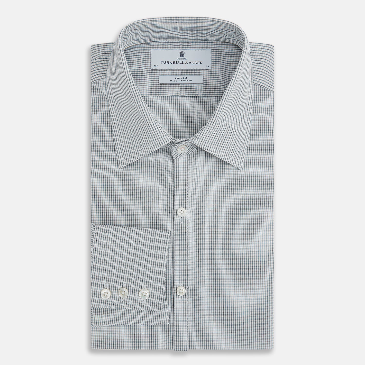 Image 5 of product Forest Green Micro Tattersall Westminster Shirt