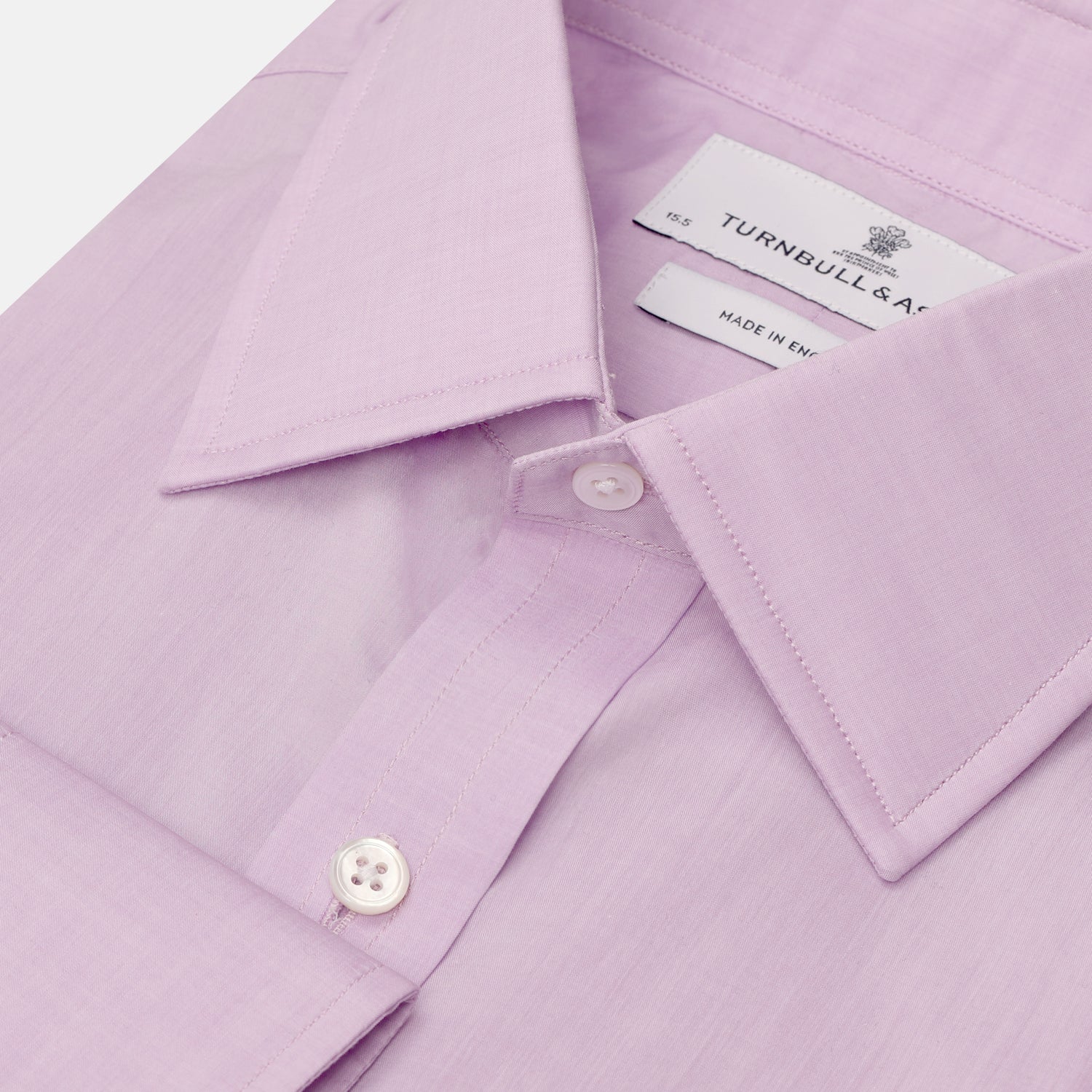 Image 2 of product LILAC COTTON REGULAR FIT SHIRT