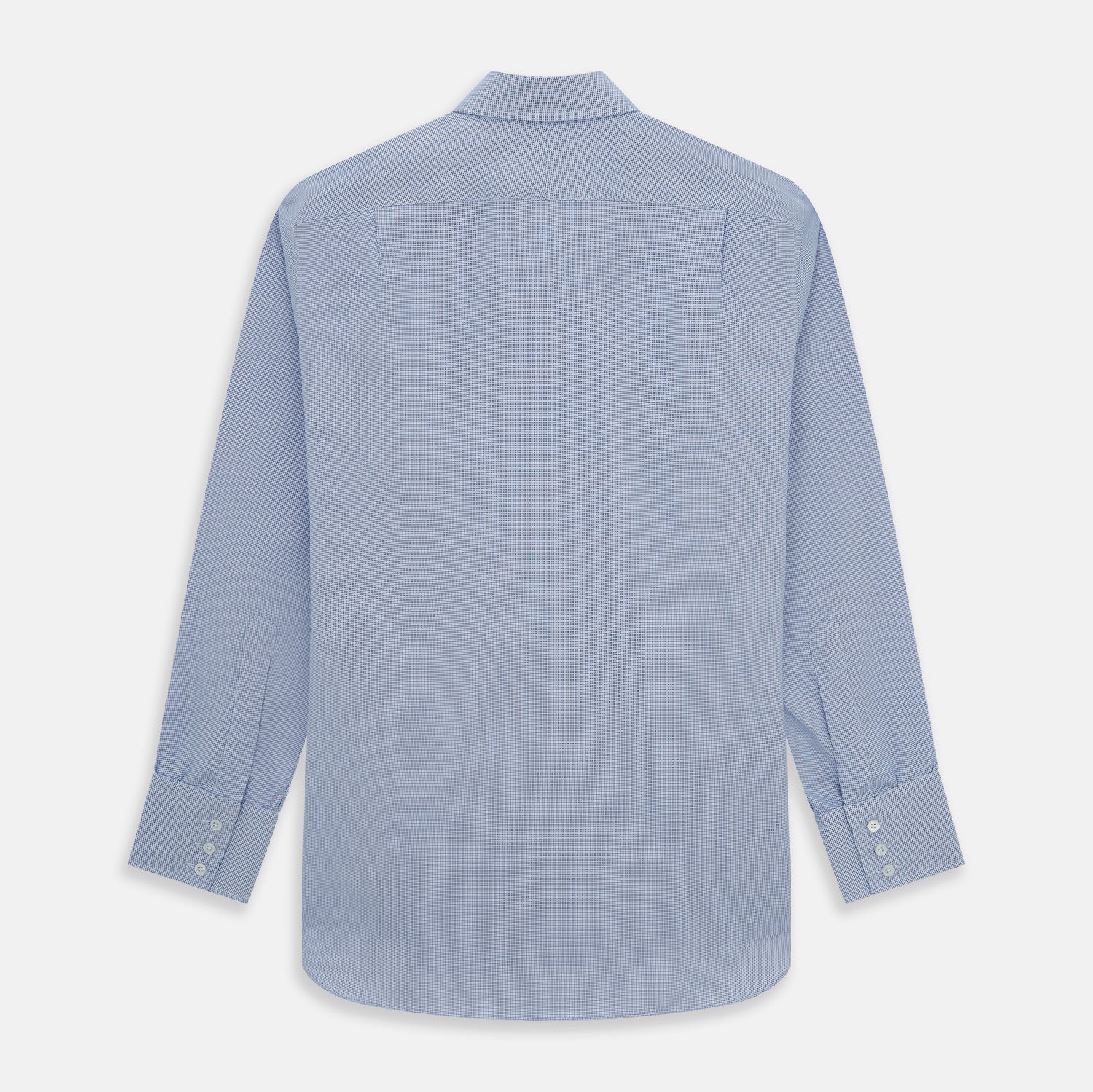 Image 2 of product NAVY MULTI-CHECK COTTON REGULAR FIT SHIRT