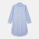 Blue Piped Sea Island Quality Cotton Nightshirt