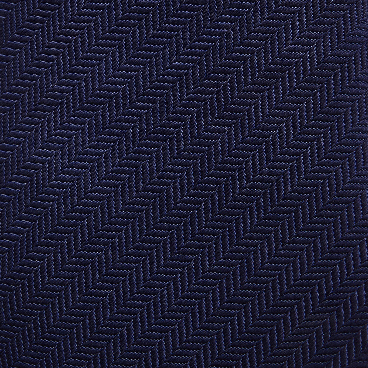 Image 3 of product Slim Navy Herringbone Silk Tie