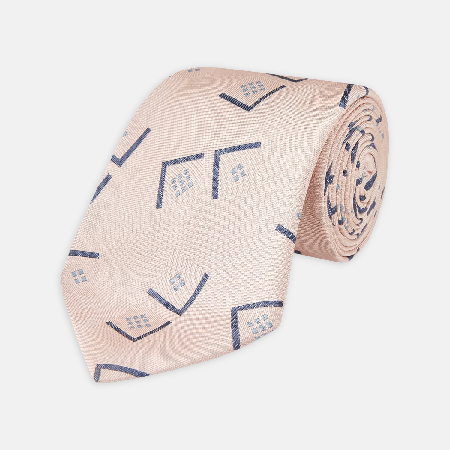 Image 1 of product Pink Graphic Deco Silk Tie