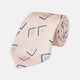 Pink Graphic Deco Silk Tie