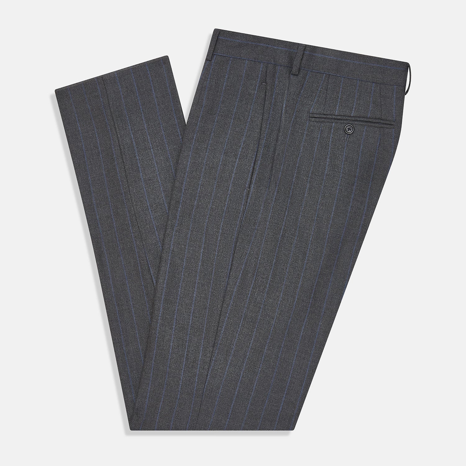 Image 5 of product Grey Pinstripe Rupert Trousers