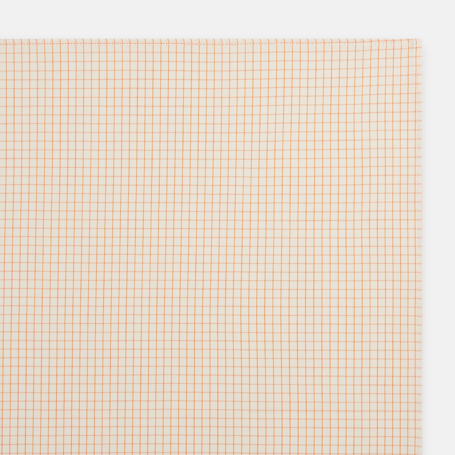 Image 2 of product Orange Graph Check Handkerchief