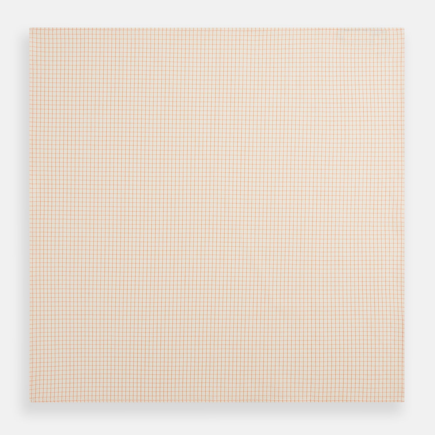 Image 3 of product Orange Graph Check Handkerchief
