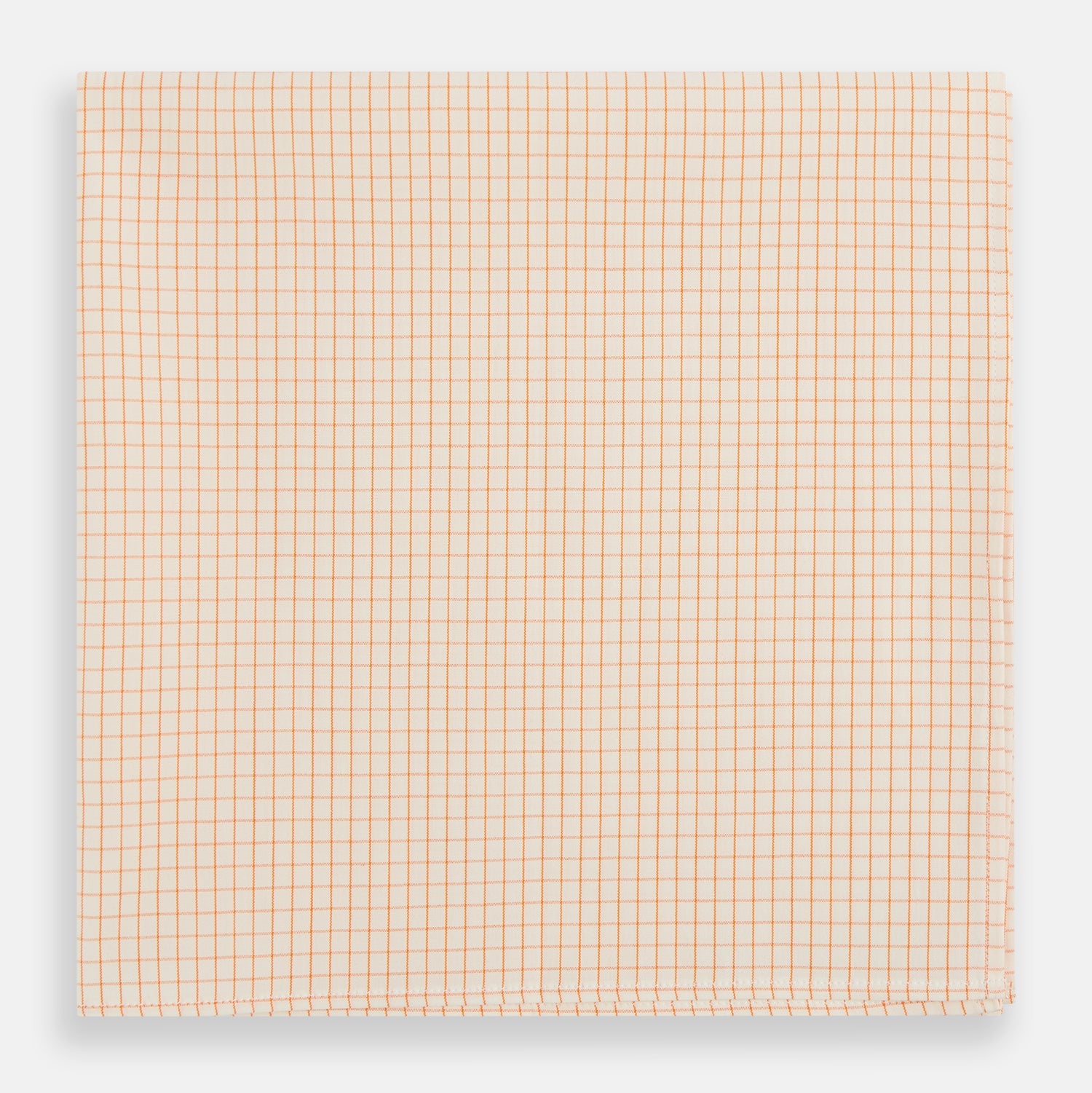 Image 1 of product Orange Graph Check Handkerchief