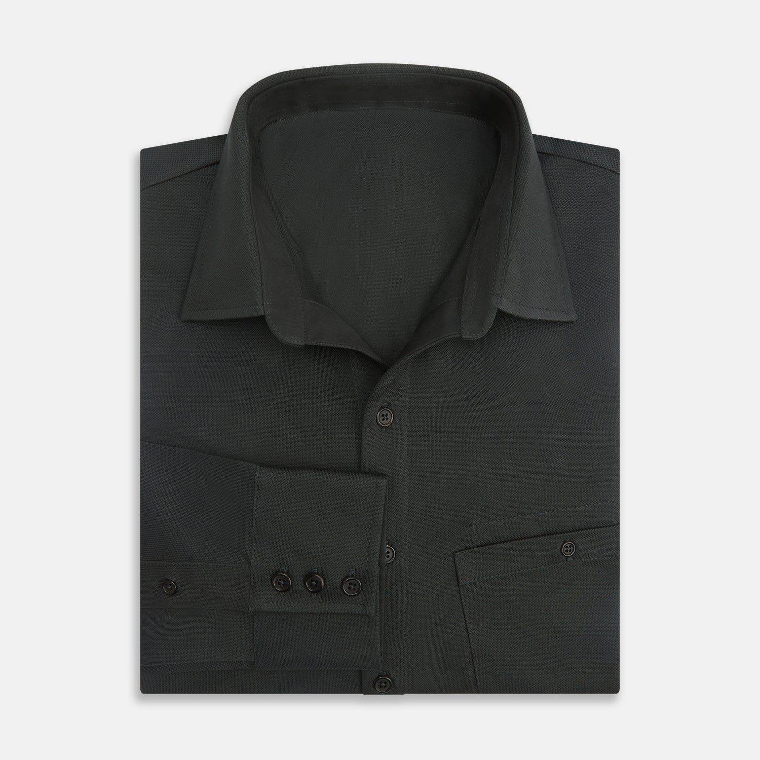 Image 5 of product Moss Green Pique Shirt