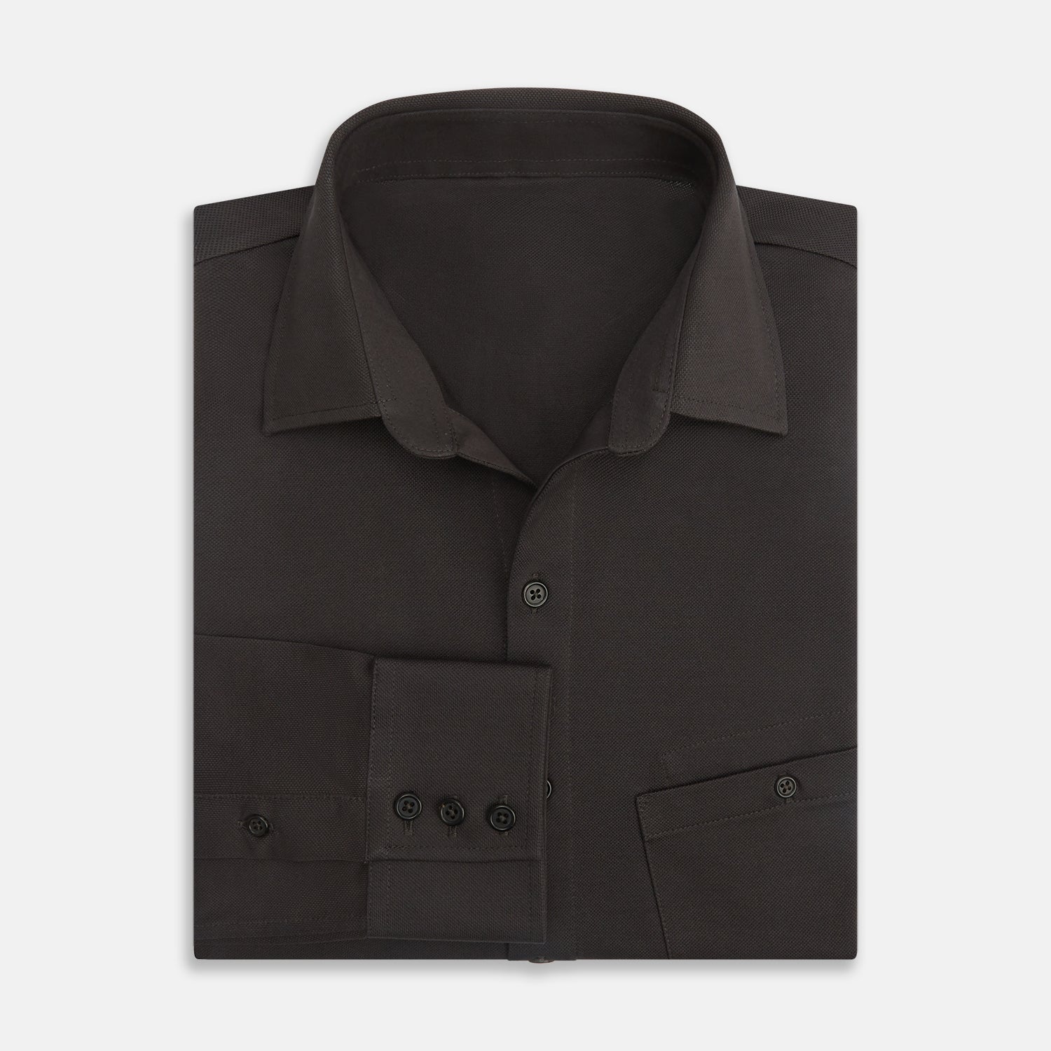 Image 5 of product Brown Pique Shirt