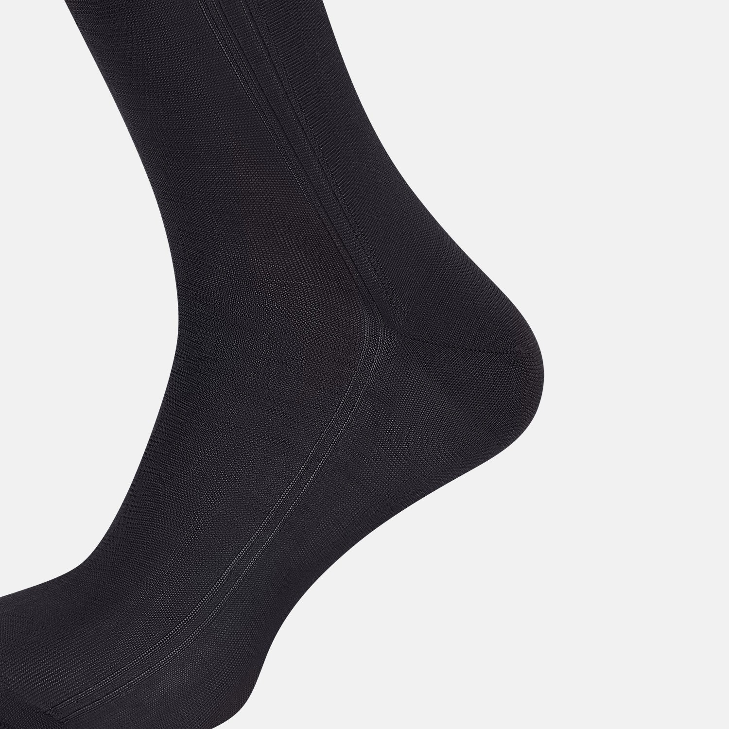Image 4 of product Navy Silk Long Socks 13