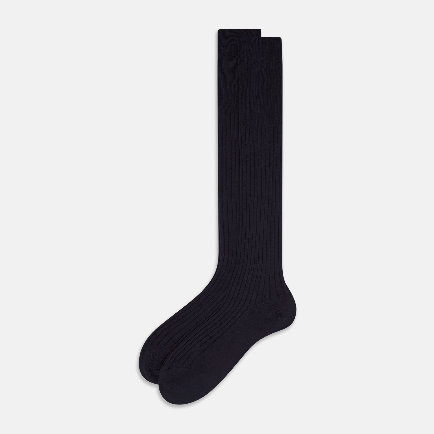 Image 2 of product Navy Wool Long Socks 12