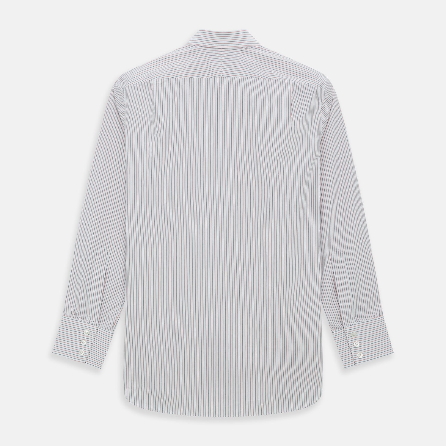 Image 6 of product Red and Navy Pinstripe Mayfair Shirt