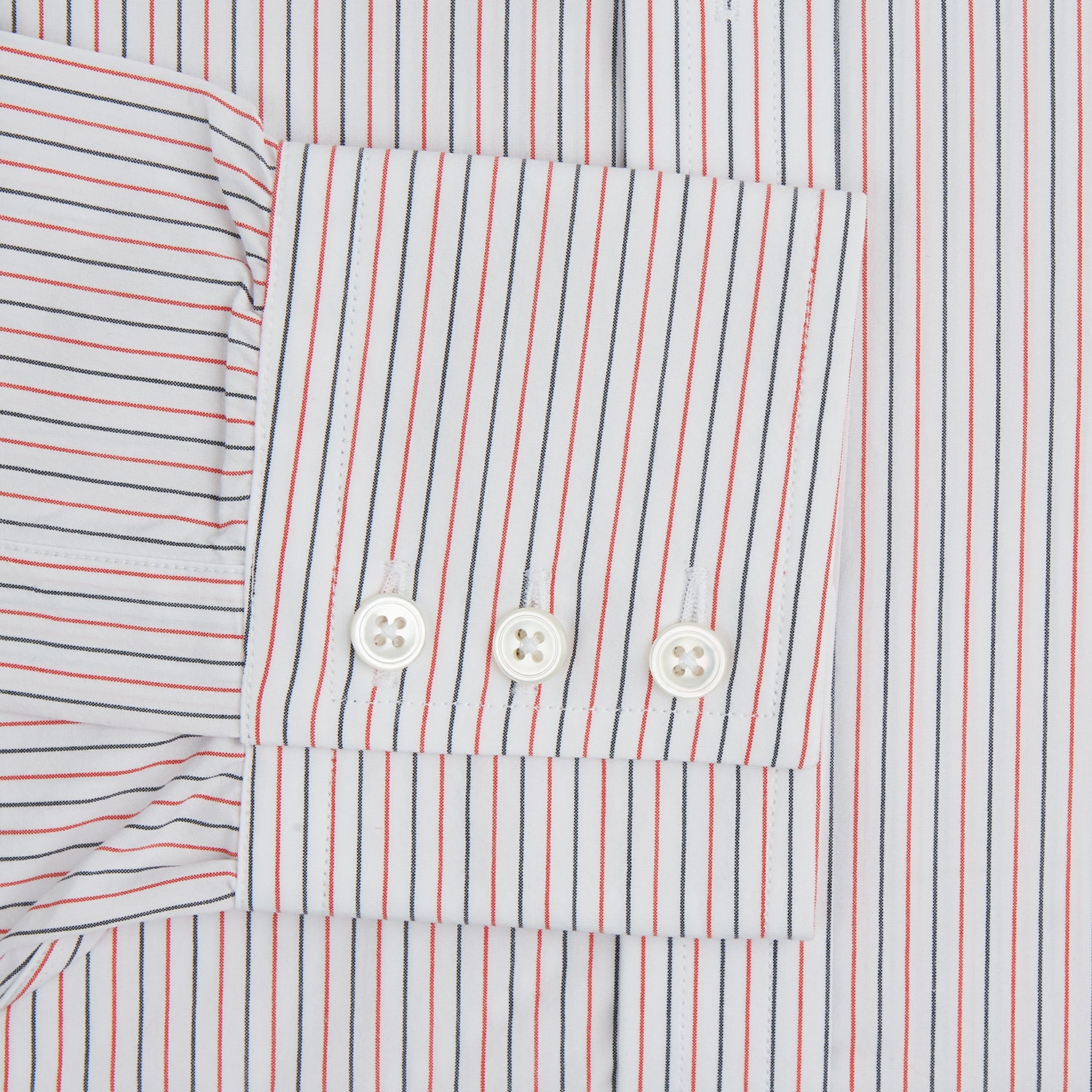 Image 3 of product Red and Navy Pinstripe Mayfair Shirt
