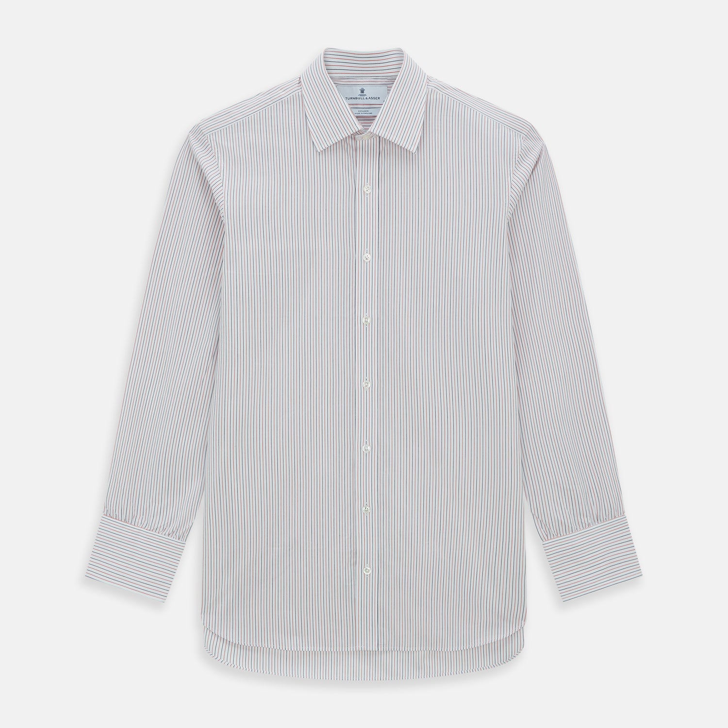 Image 1 of product Red and Navy Pinstripe Mayfair Shirt