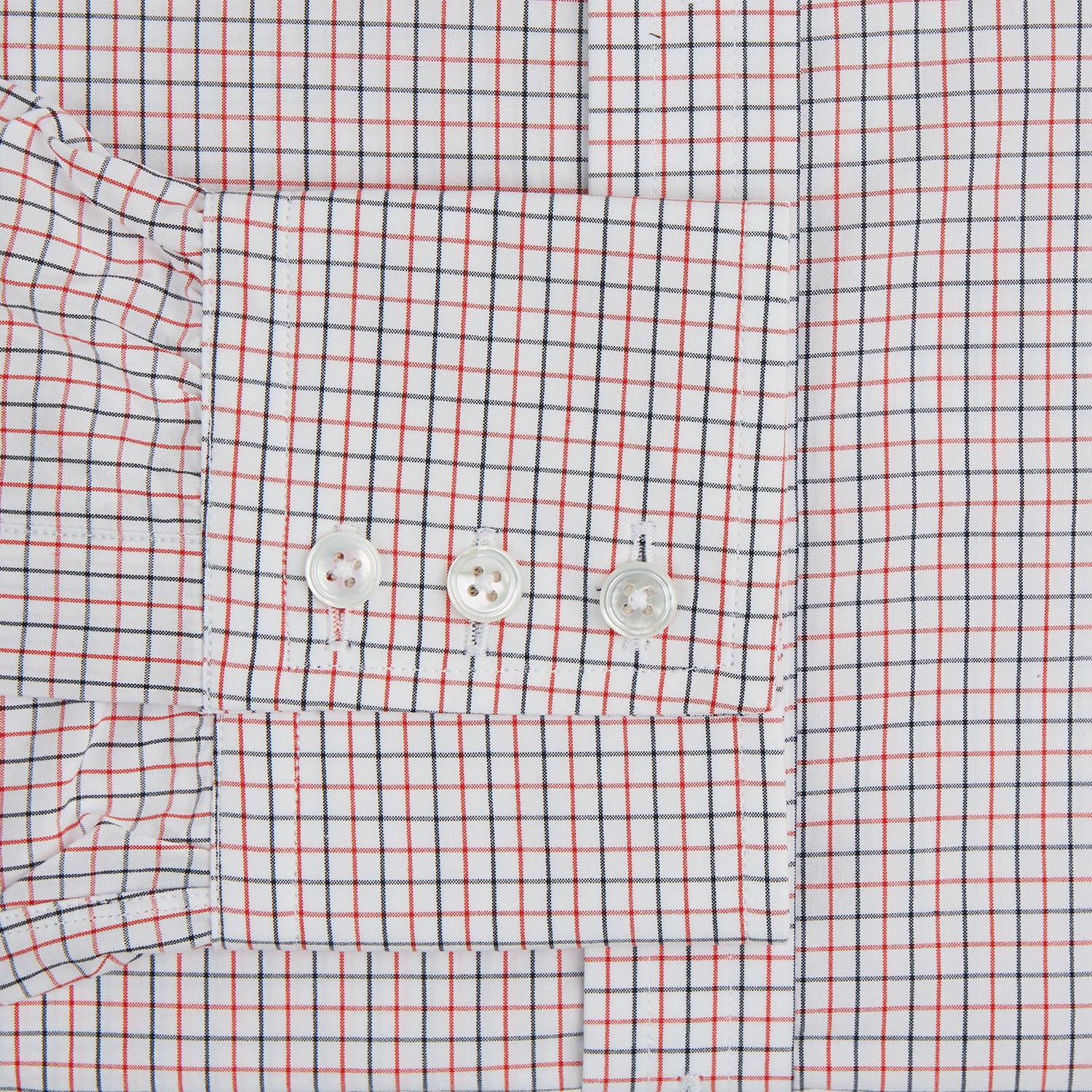 Image 3 of product Red and Navy Graph Check Mayfair Shirt