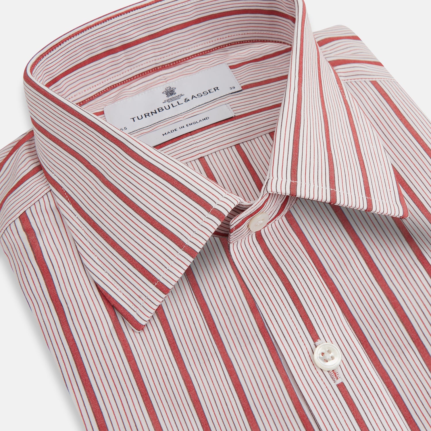 Image 2 of product Red Multi Track Stripe Mayfair Shirt